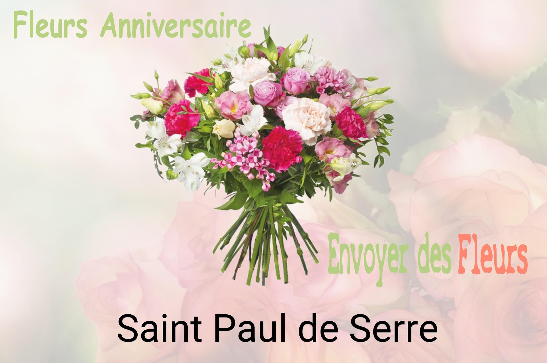 Bouquet de fleurs d’anniversaire livré à Saint-Paul-de-Serre