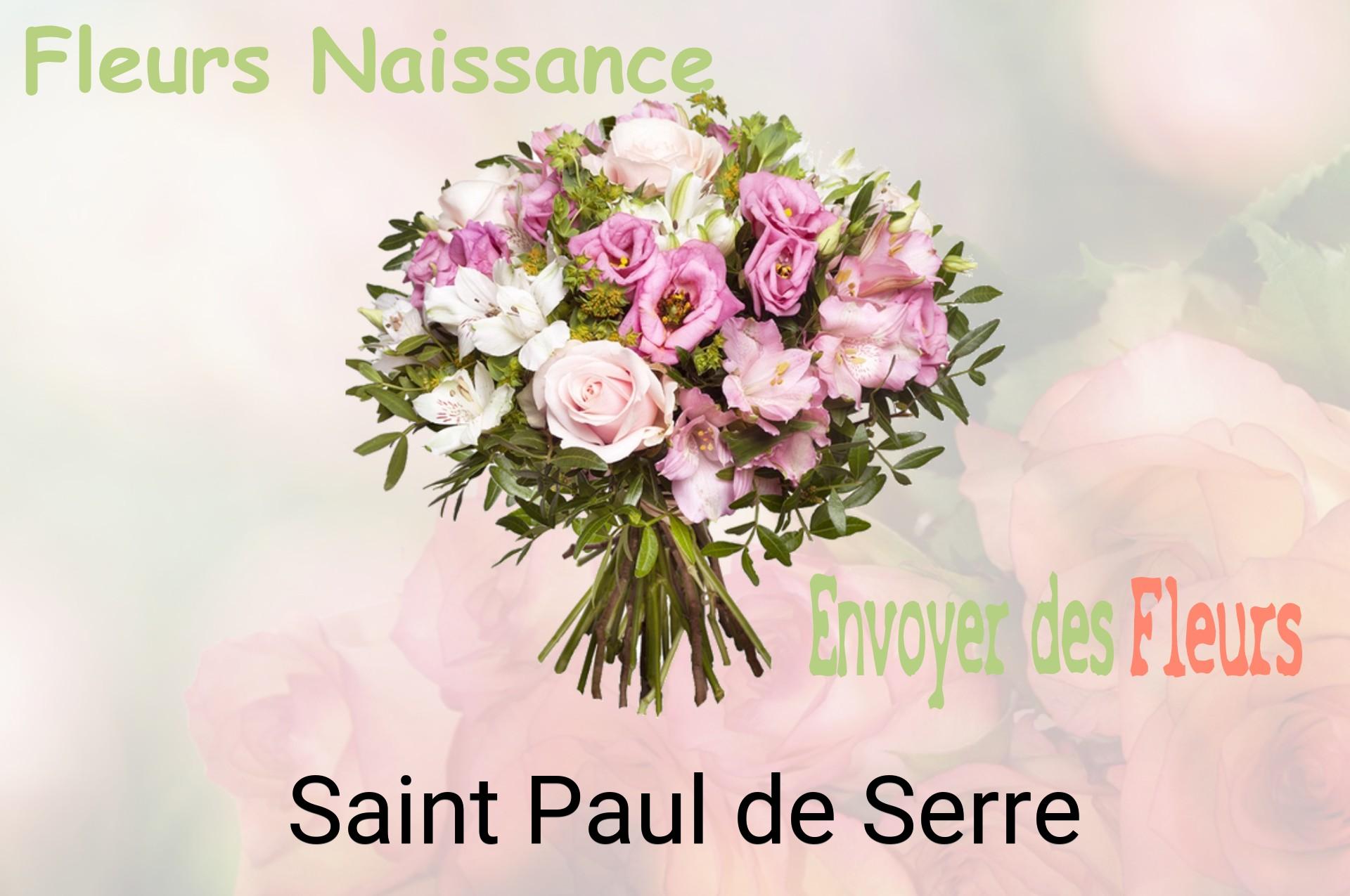 Bouquet de fleurs de naissance livré à Saint-Paul-de-Serre